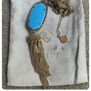 Kendra Scott turquoise long necklace
